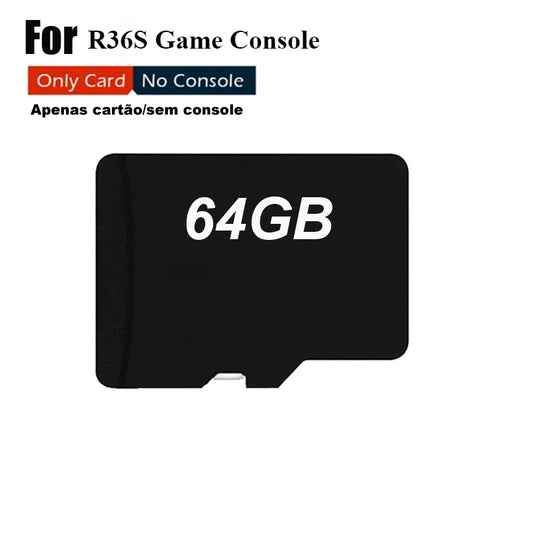V5 SD Card for R36S R36H Retro Handheld Video Game Console Linux System 3.5Inch IPS Screen Portable Player 64GB 128GB 256GB Game